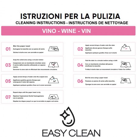 Sedia CLARA GRIGIA tessuto GRIGIO tessuto EASY CLEAN H85 L50  P57