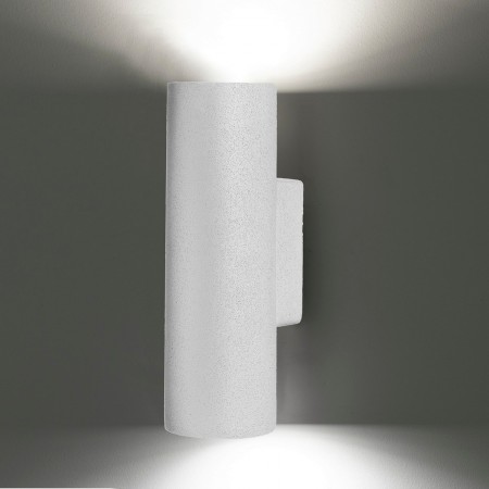 Applique da interno / esterno JIM cemento Bianco opaco cm L9 P11,5 H25