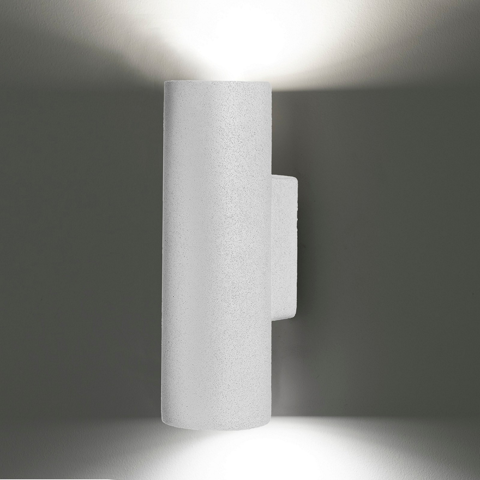Applique da interno / esterno JIM cemento Bianco opaco cm L9 P11,5 H25