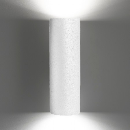 Applique da interno / esterno JIM cemento Bianco opaco cm L9 P11,5 H25