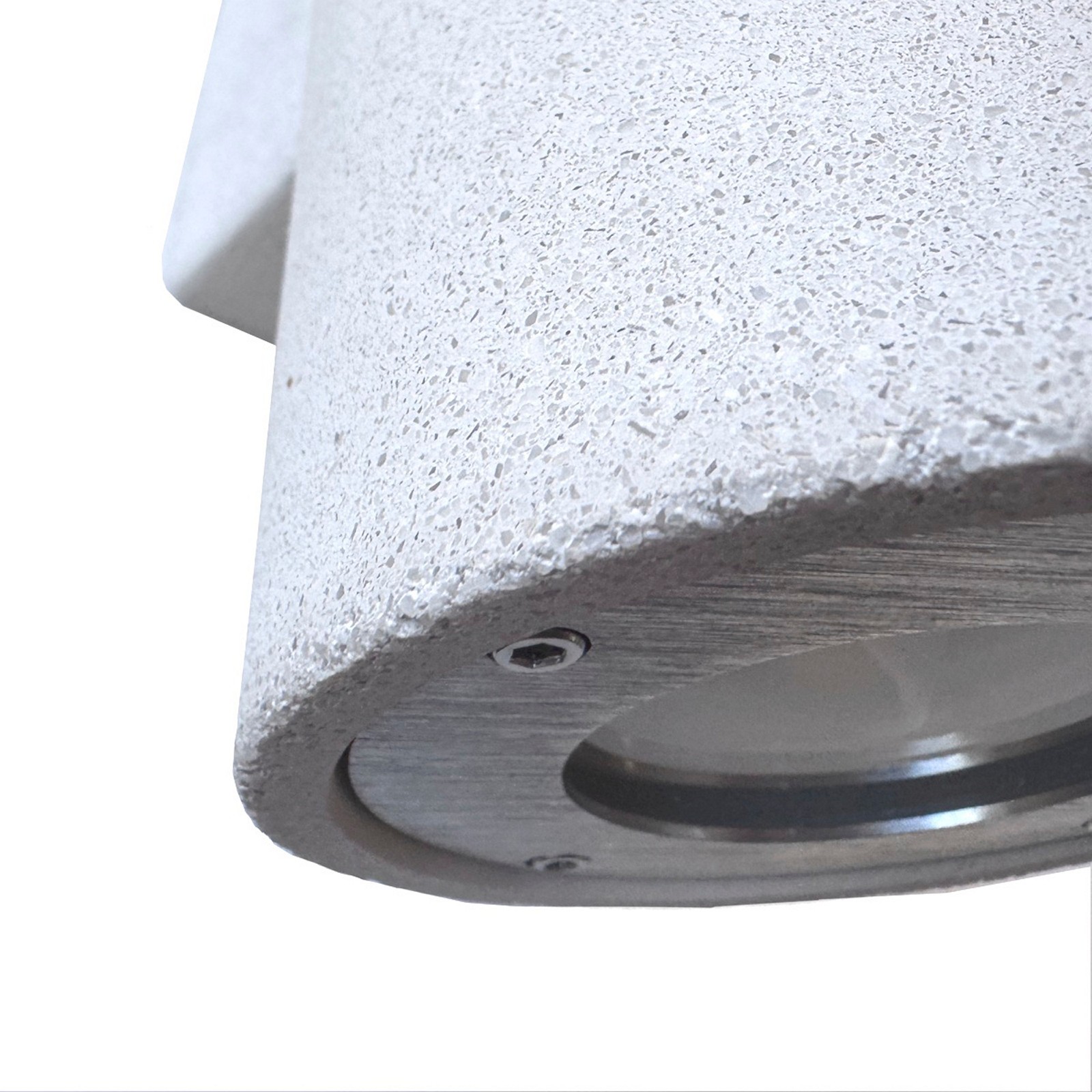 Applique da interno / esterno JIM cemento Bianco opaco cm L9 P11,5 H25