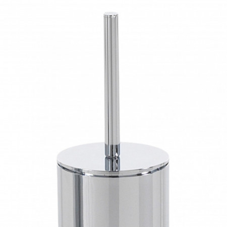 Colonna Porta Spazzolone e Carta Igienica Mara in Acciaio cromato, 20x20xh73 cm