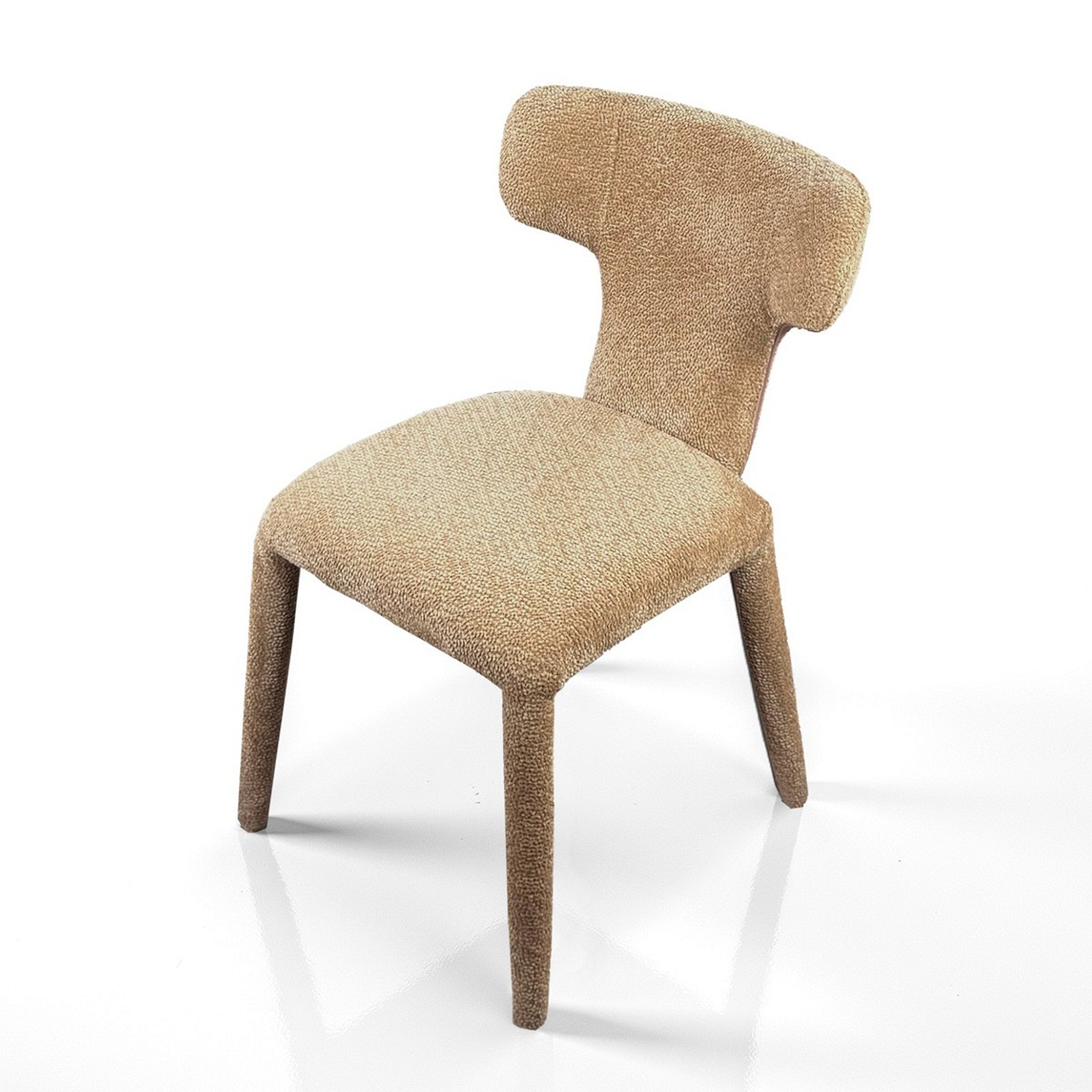 Sedia ILARY SABBIA completamente rivestita in tessuto Sabbia cm H81 L50 P60