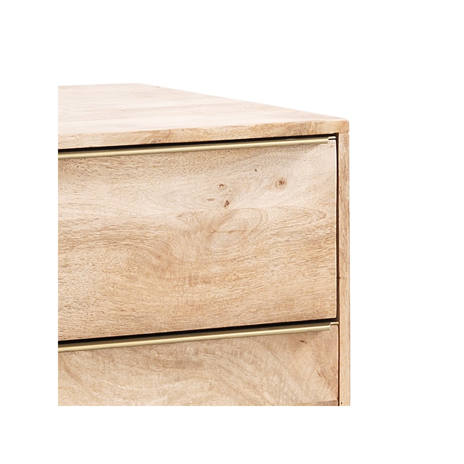 Madia 2 ante 3 cassetti GIARDO legno massello di Mango prodotto artigianale cm H80 L144 P40
