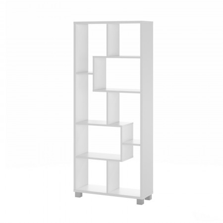 Libreria SOFIA LARICE rivestito in melamminico finitura Larice Bianco utilizzo Verticale / Orizzontale cm H161 L68,5 P25