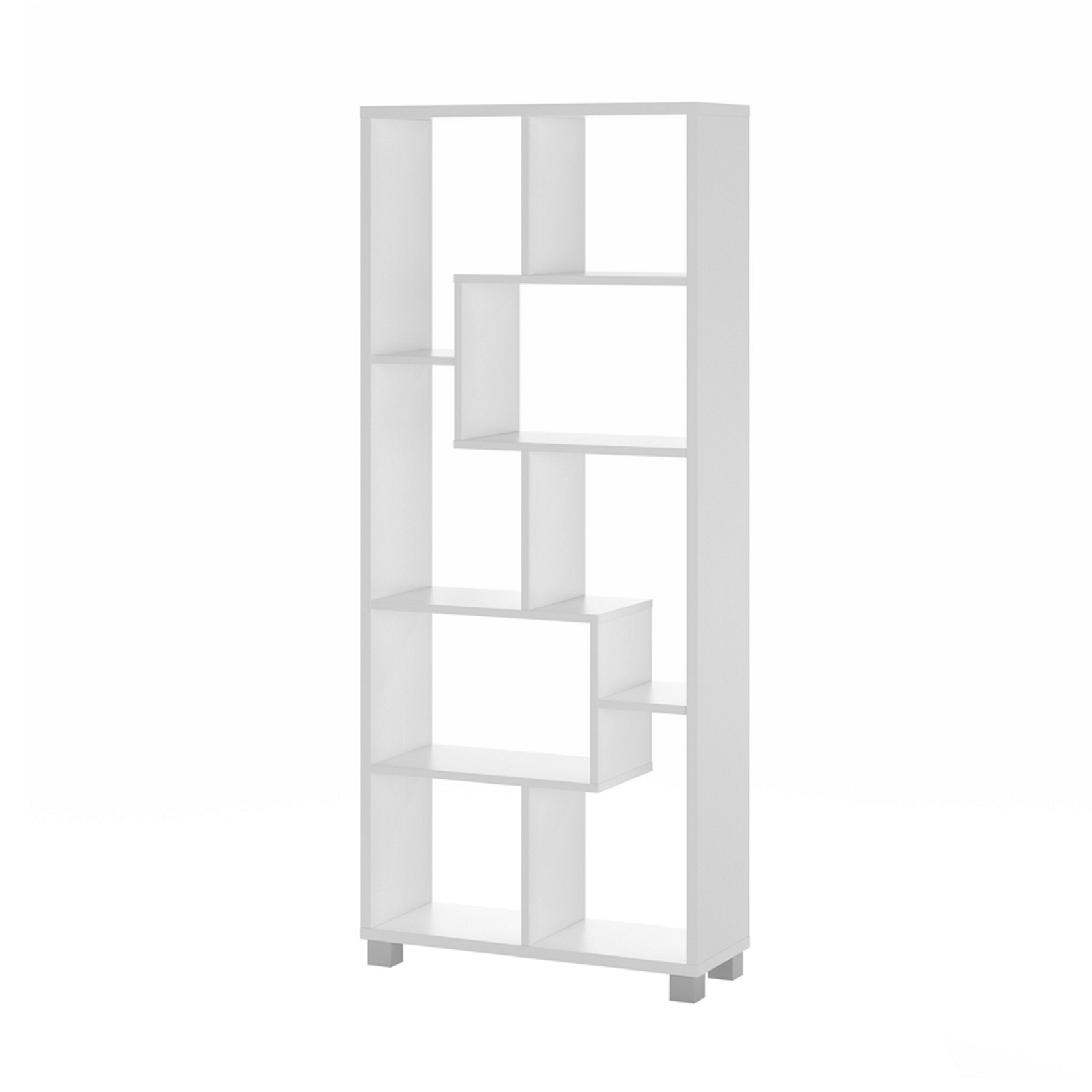 Libreria SOFIA LARICE rivestito in melamminico finitura Larice Bianco utilizzo Verticale / Orizzontale cm H161 L68,5 P25