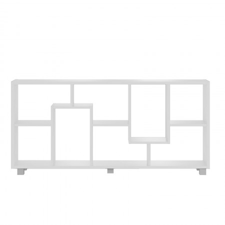 Libreria SOFIA LARICE rivestito in melamminico finitura Larice Bianco utilizzo Verticale / Orizzontale cm H161 L68,5 P25