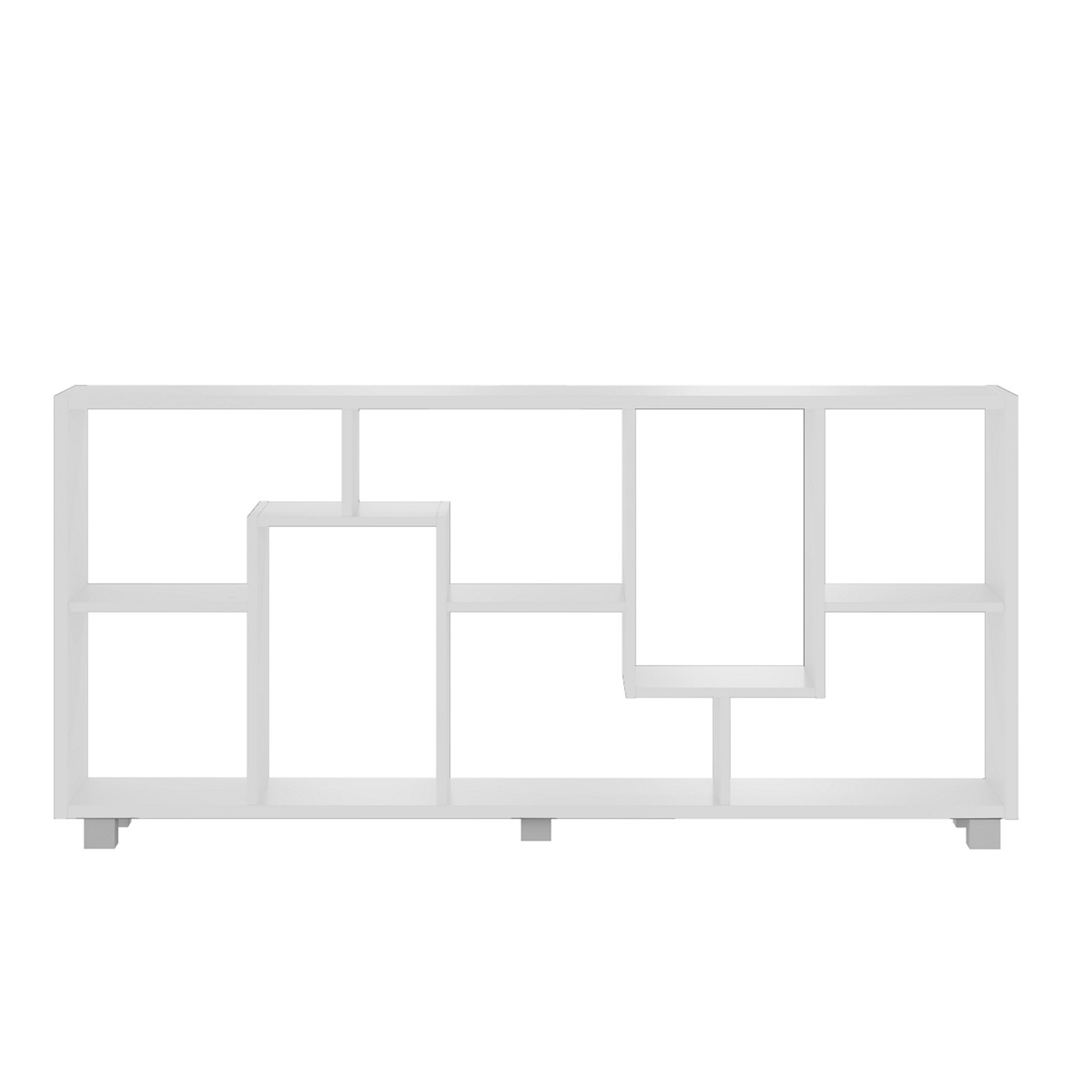 Libreria SOFIA LARICE rivestito in melamminico finitura Larice Bianco utilizzo Verticale / Orizzontale cm H161 L68,5 P25