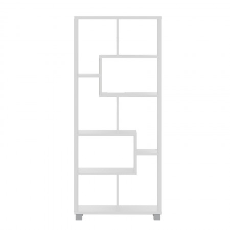Libreria SOFIA LARICE rivestito in melamminico finitura Larice Bianco utilizzo Verticale / Orizzontale cm H161 L68,5 P25