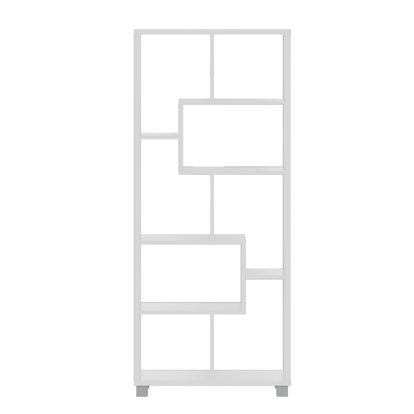 Libreria SOFIA LARICE rivestito in melamminico finitura Larice Bianco utilizzo Verticale / Orizzontale cm H161 L68,5 P25