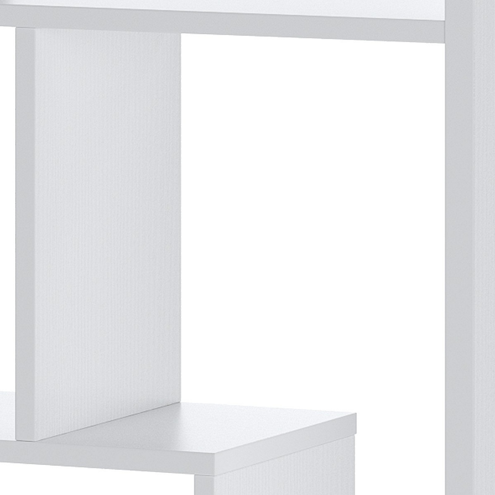 Libreria SOFIA LARICE rivestito in melamminico finitura Larice Bianco utilizzo Verticale / Orizzontale cm H161 L68,5 P25