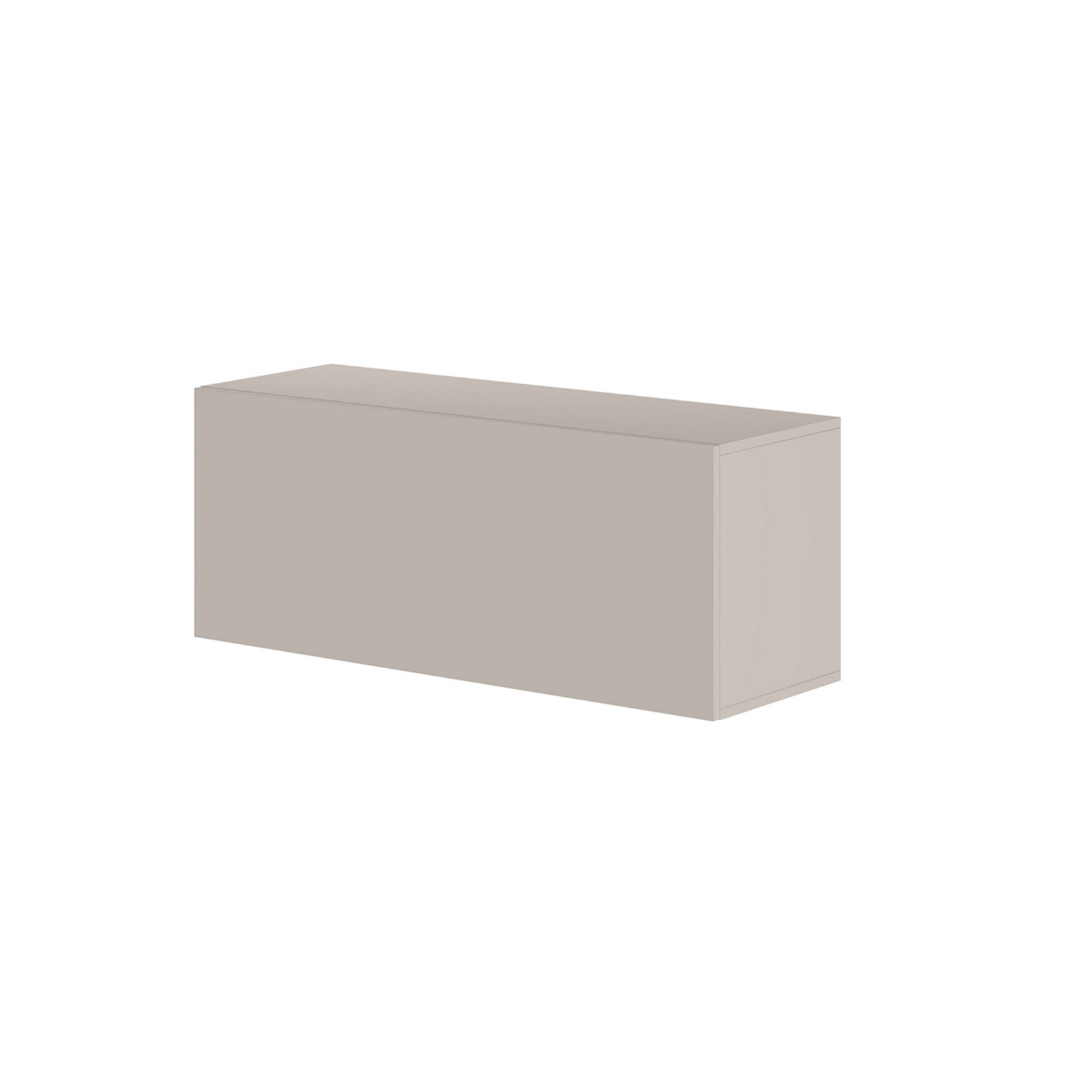 Elemento modulare THONE 100 CASHMERE per creare diverse composizioni da ingresso fino a parete attrezzata cm. 100 x 40 x P34,5