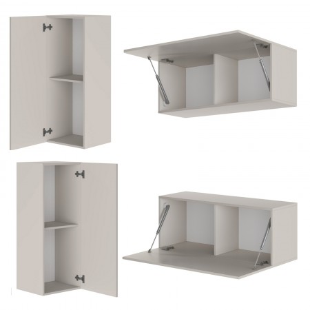 Elemento modulare THONE 100 CASHMERE per creare diverse composizioni da ingresso fino a parete attrezzata cm. 100 x 40 x P34,5