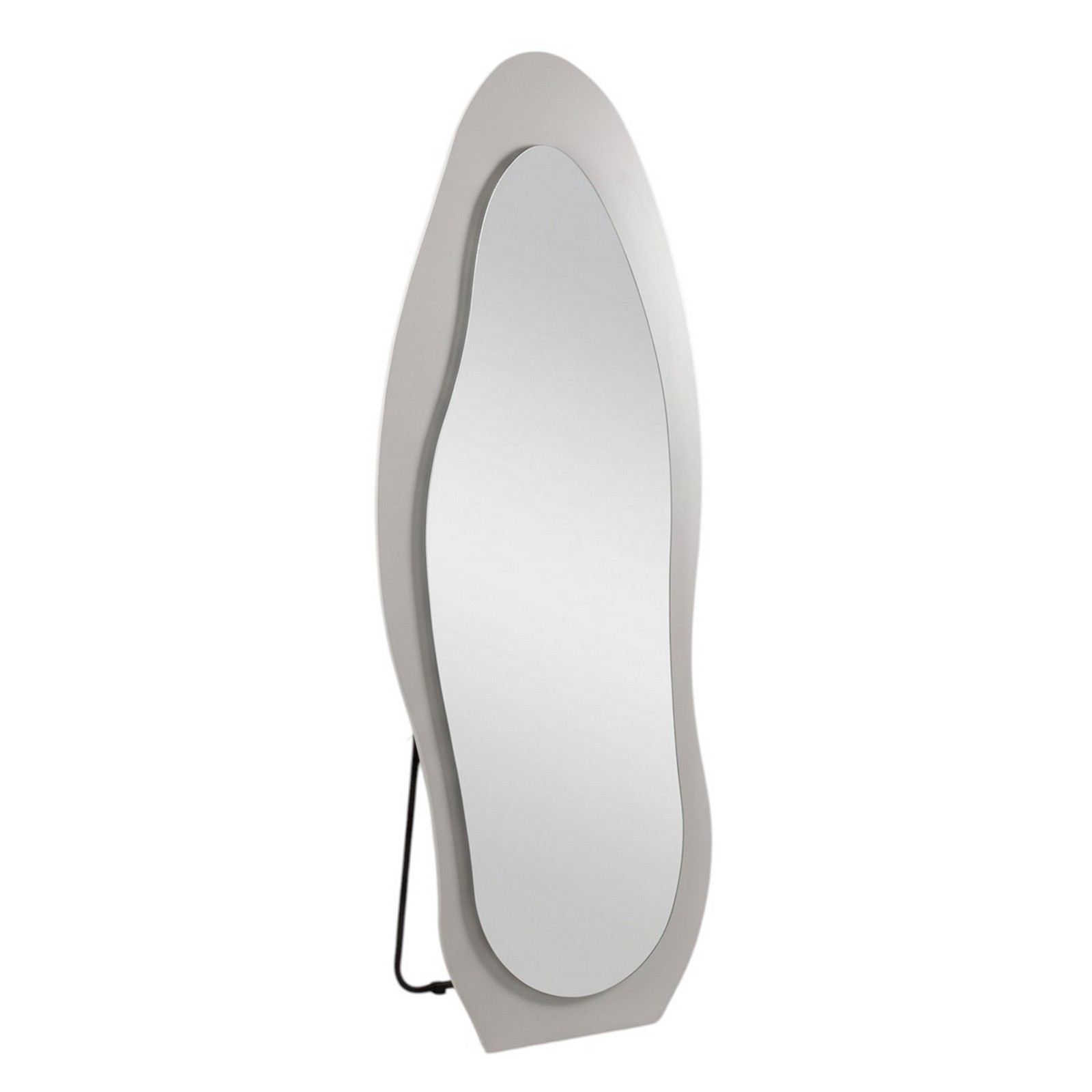 Specchio da terra KING 02 luce LED accensione Touch tre tonalità regolabili cm H160 L83 P33