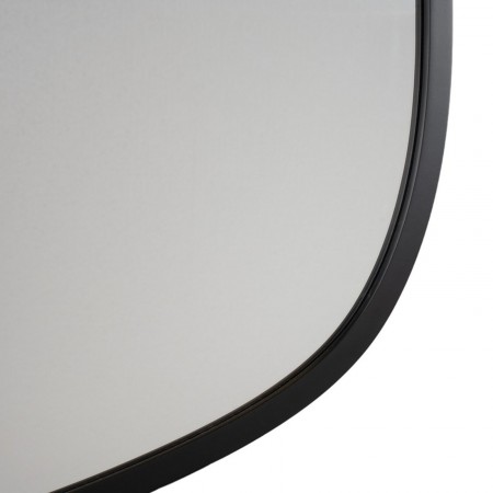 Specchio da parete KING 05 cornice MDF Nero opaco H112 L75 P2
