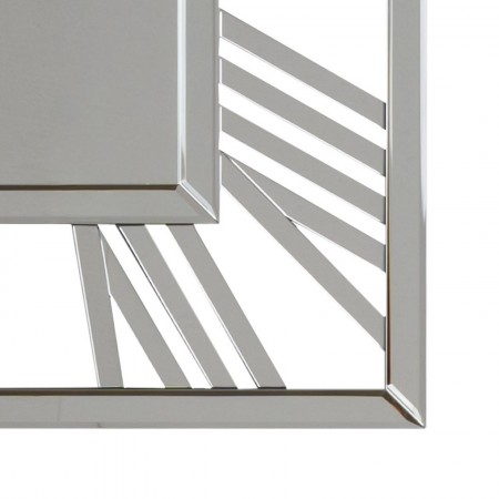 Orologio a specchio da parete APPIA  MDF rivestito con specchio da mm.3 cm 75 x 75 sp.1,9