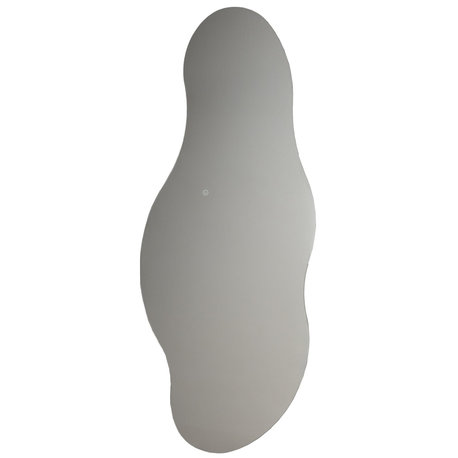 Specchio da parete KING 09 luce LED accensione Touch tre tonalità regolabili cm H150 L60 P1,9