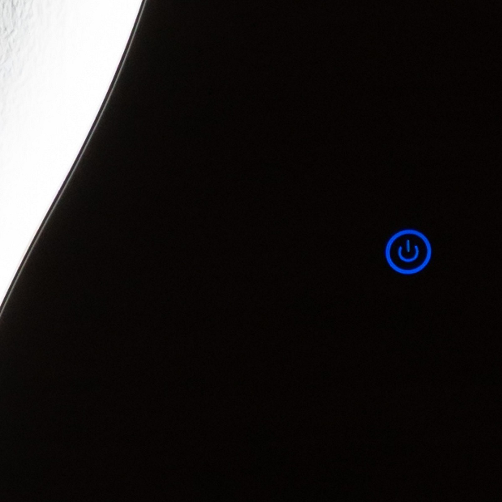 Specchio da parete KING 09 luce LED accensione Touch tre tonalità regolabili cm H150 L60 P1,9