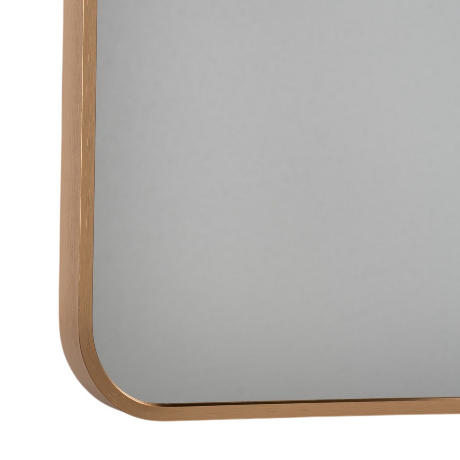 Specchio da parete KING 10 cornice alluminio finitura Oro opaco cm H120 L60 P2,5