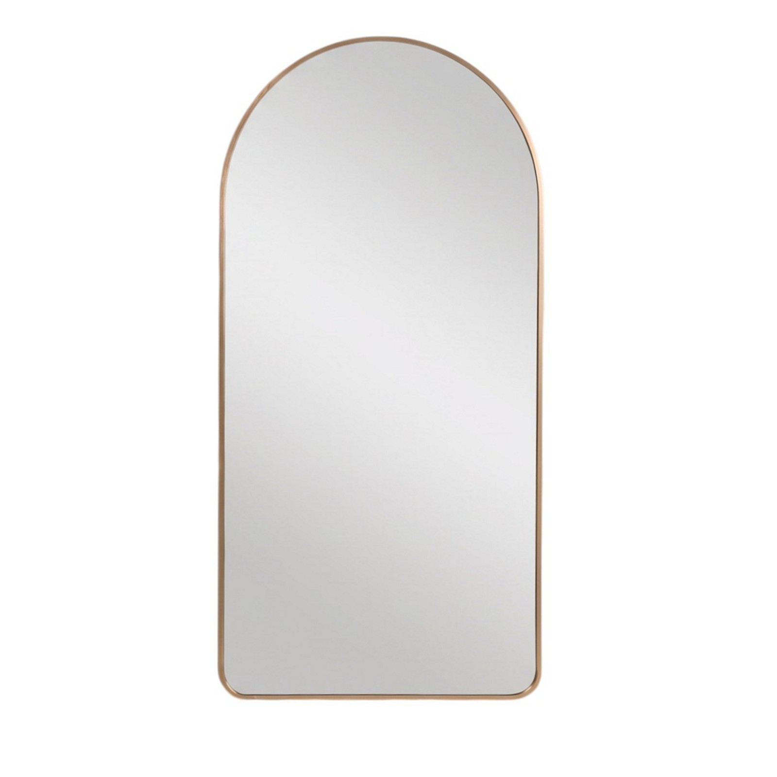 Specchio da parete KING 10 cornice alluminio finitura Oro opaco cm H120 L60 P2,5