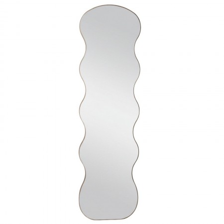 Specchio da terra / parete KING 11  bordo colore Oro opaco  cm H170 L50 P35