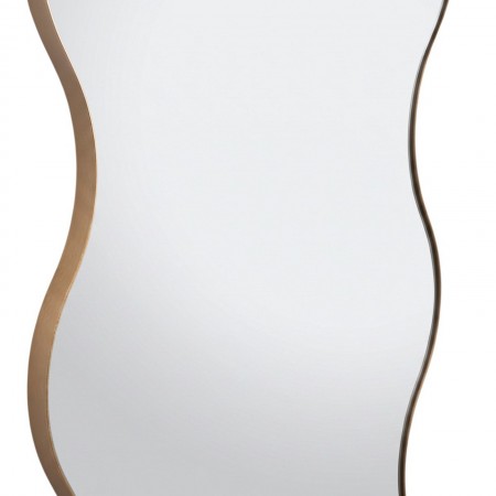 Specchio da terra / parete KING 11  bordo colore Oro opaco  cm H170 L50 P35