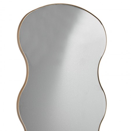 Specchio da terra / parete KING 11  bordo colore Oro opaco  cm H170 L50 P35