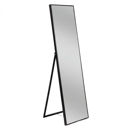 Specchio da terra KING 12 struttura MDF Nero opaco cm H170 L50 P48