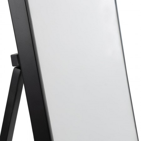 Specchio da terra KING 12 struttura MDF Nero opaco cm H170 L50 P48