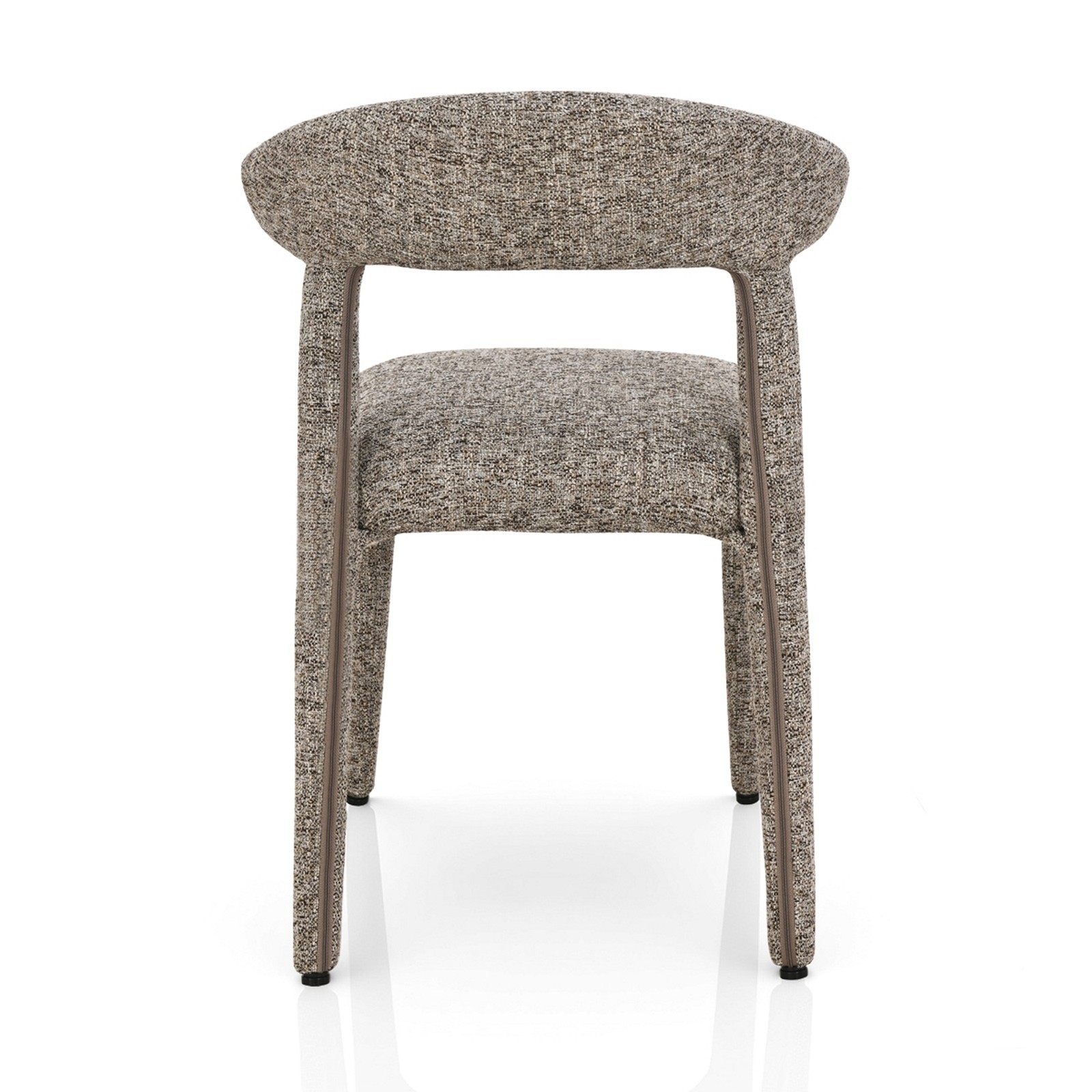Sedia MAGDA MARRONE tessuto di colore MARRONE melange H80 L54 P56