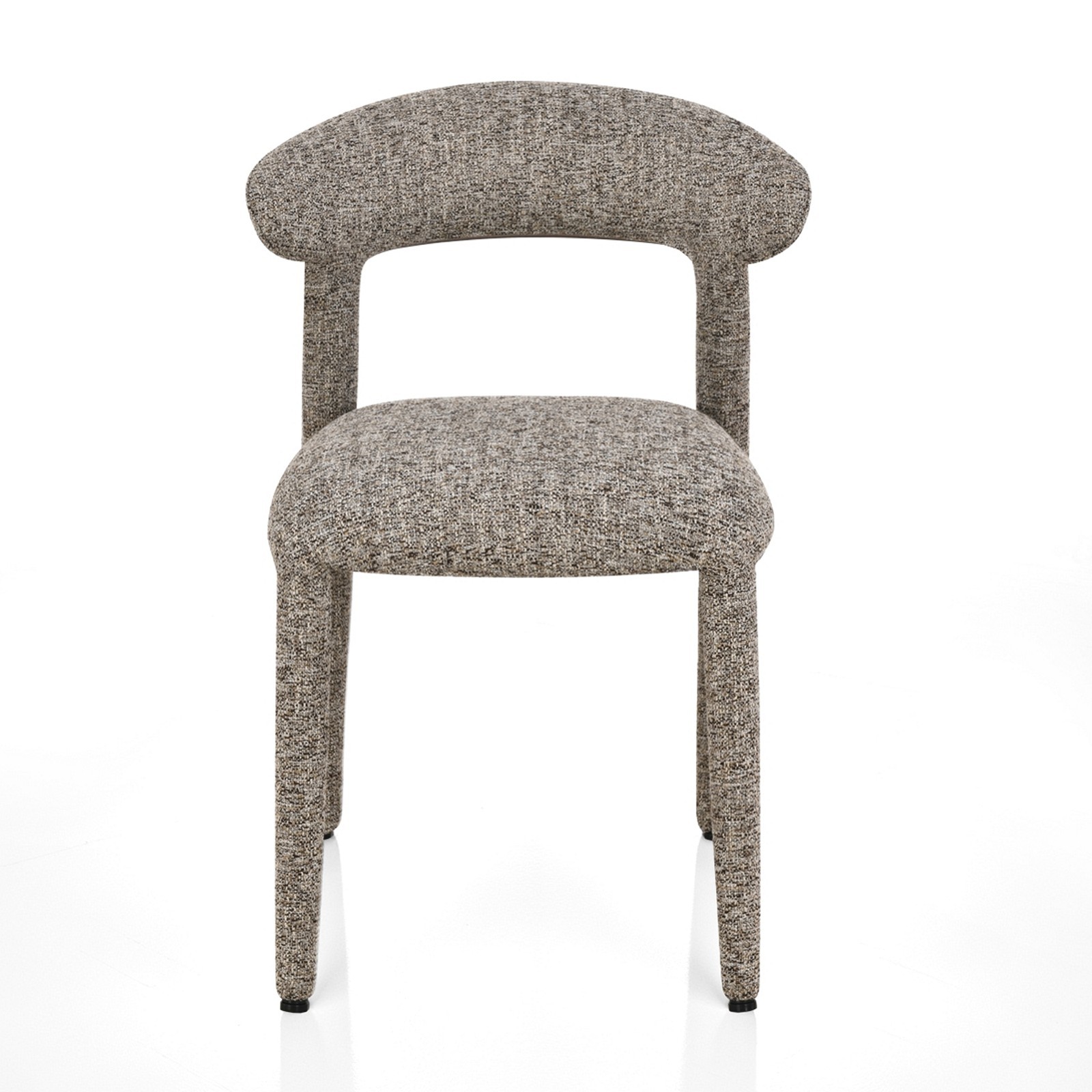 Sedia MAGDA MARRONE tessuto di colore MARRONE melange H80 L54 P56