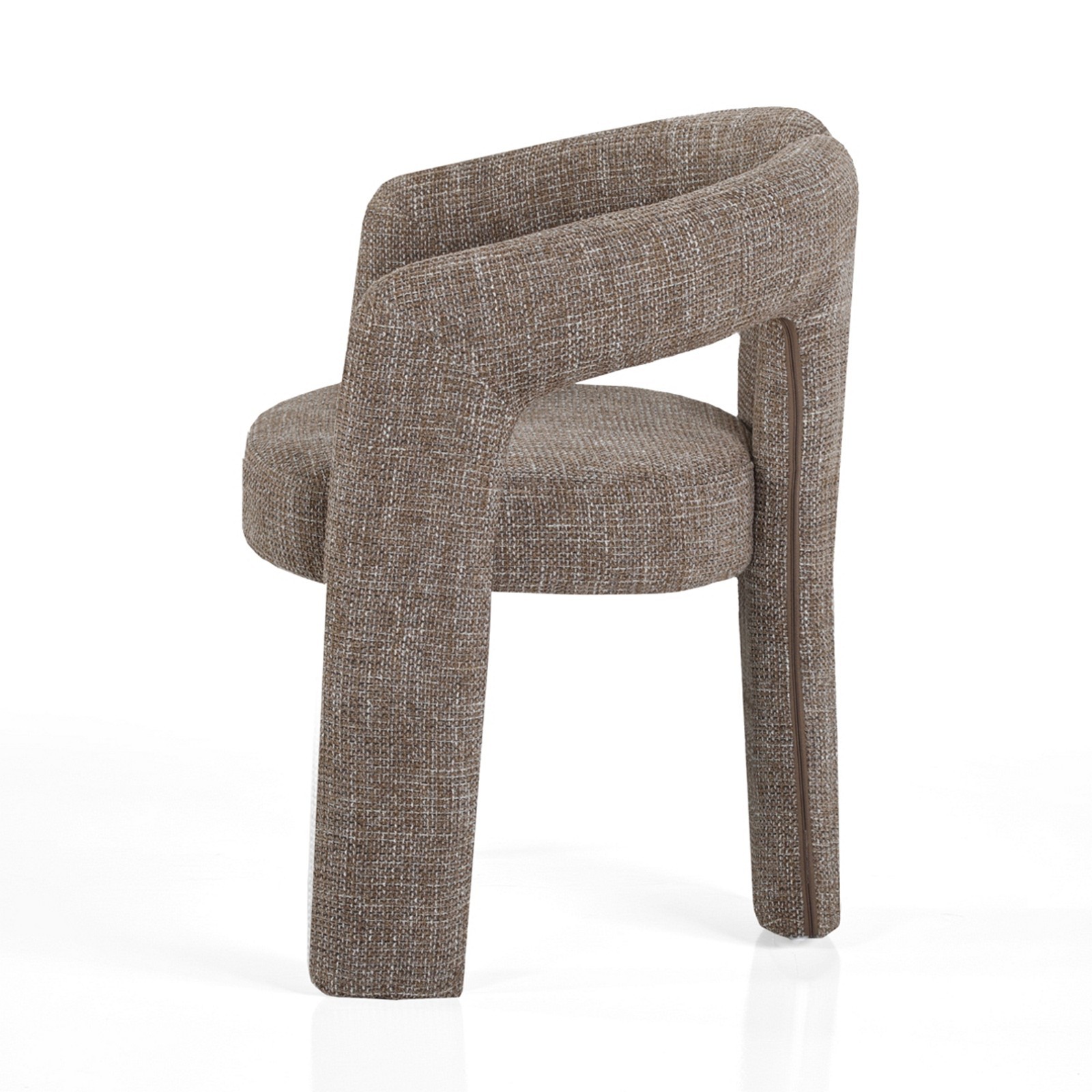 Poltrona ADELE MARRONE tessuto colore MARRONE cm H76 L55 P59