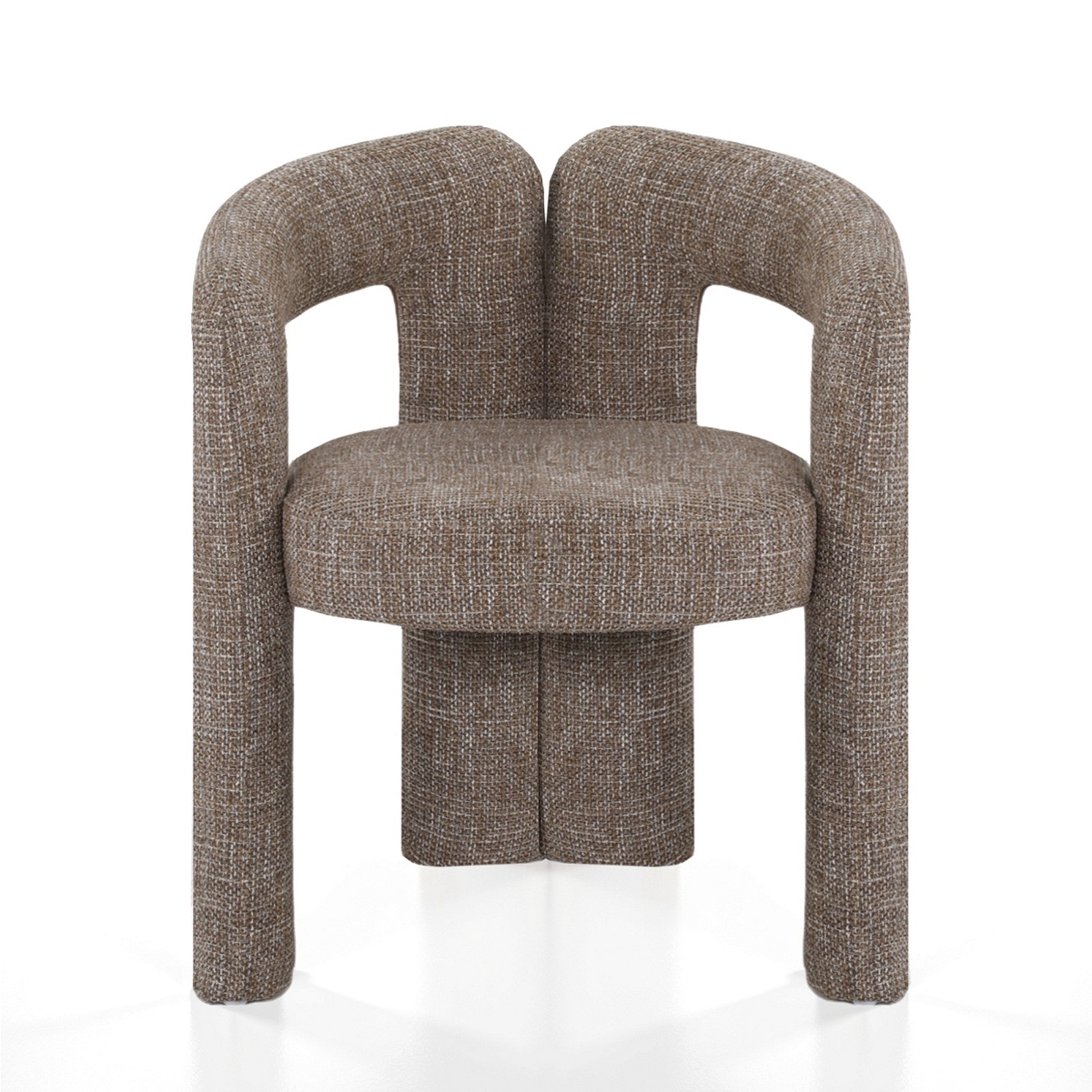 Poltrona ADELE MARRONE tessuto colore MARRONE cm H76 L55 P59