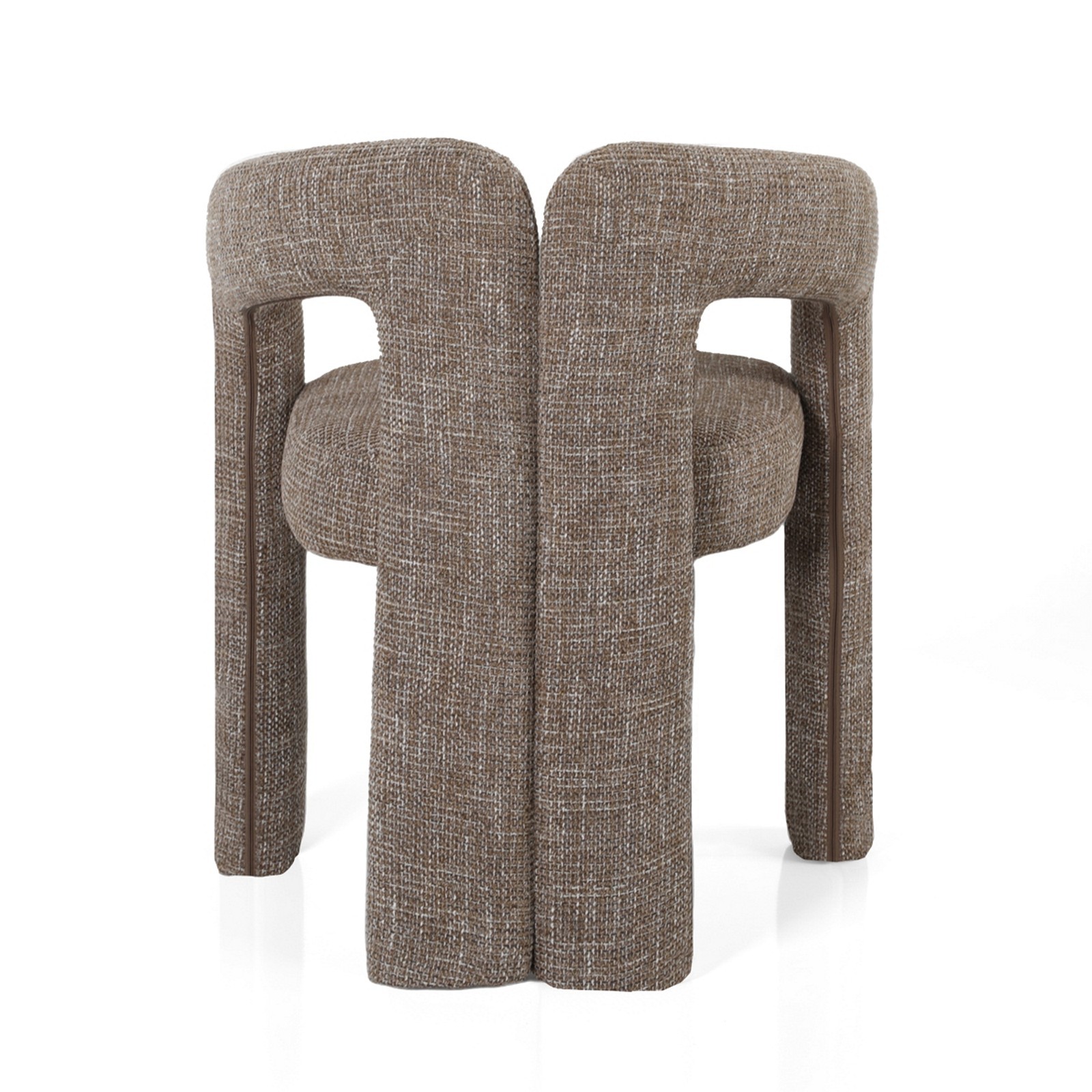 Poltrona ADELE MARRONE tessuto colore MARRONE cm H76 L55 P59