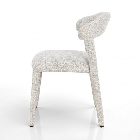Sedia MAGDA BEIGE tessuto di colore BEIGE melange H80 L54 P56