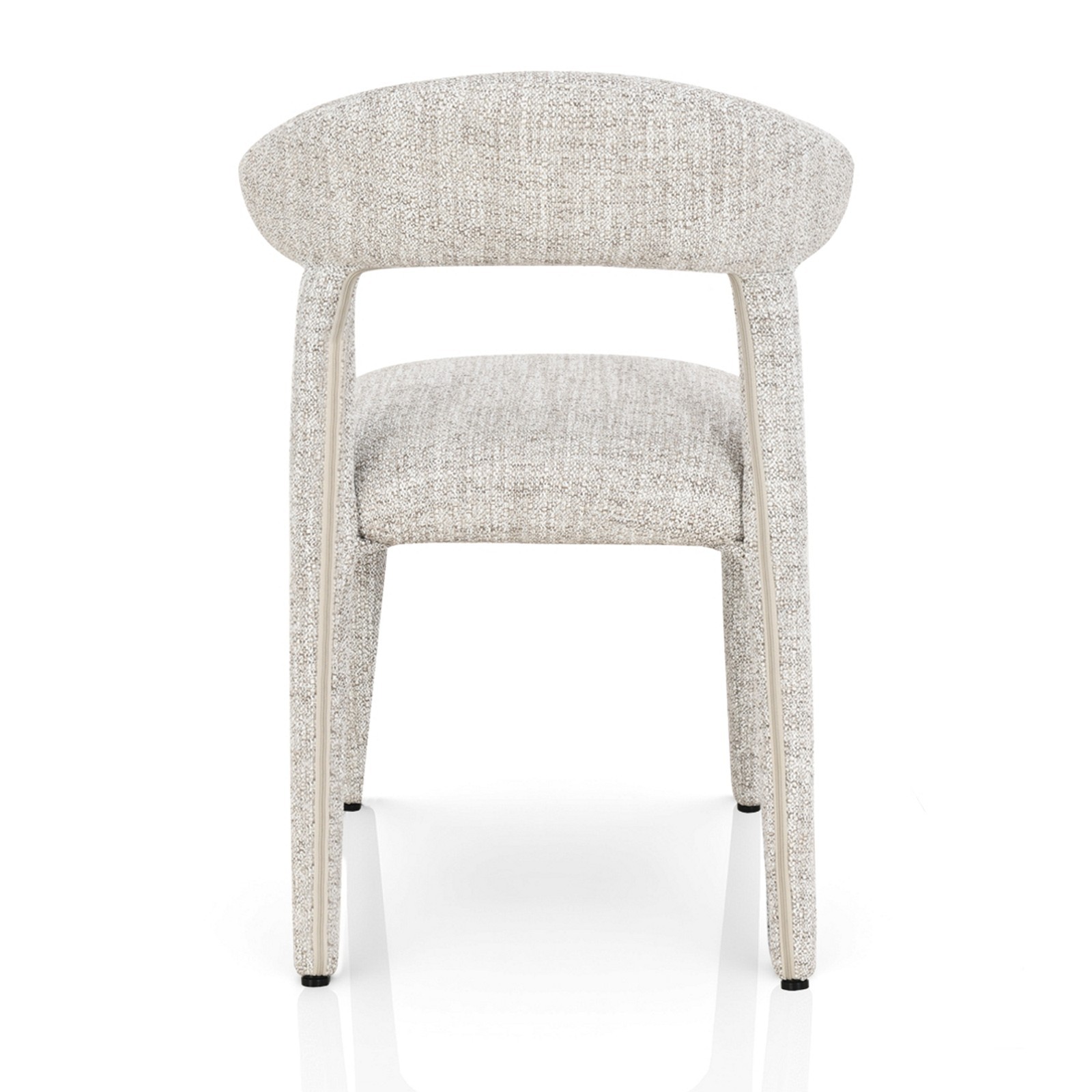 Sedia MAGDA BEIGE tessuto di colore BEIGE melange H80 L54 P56
