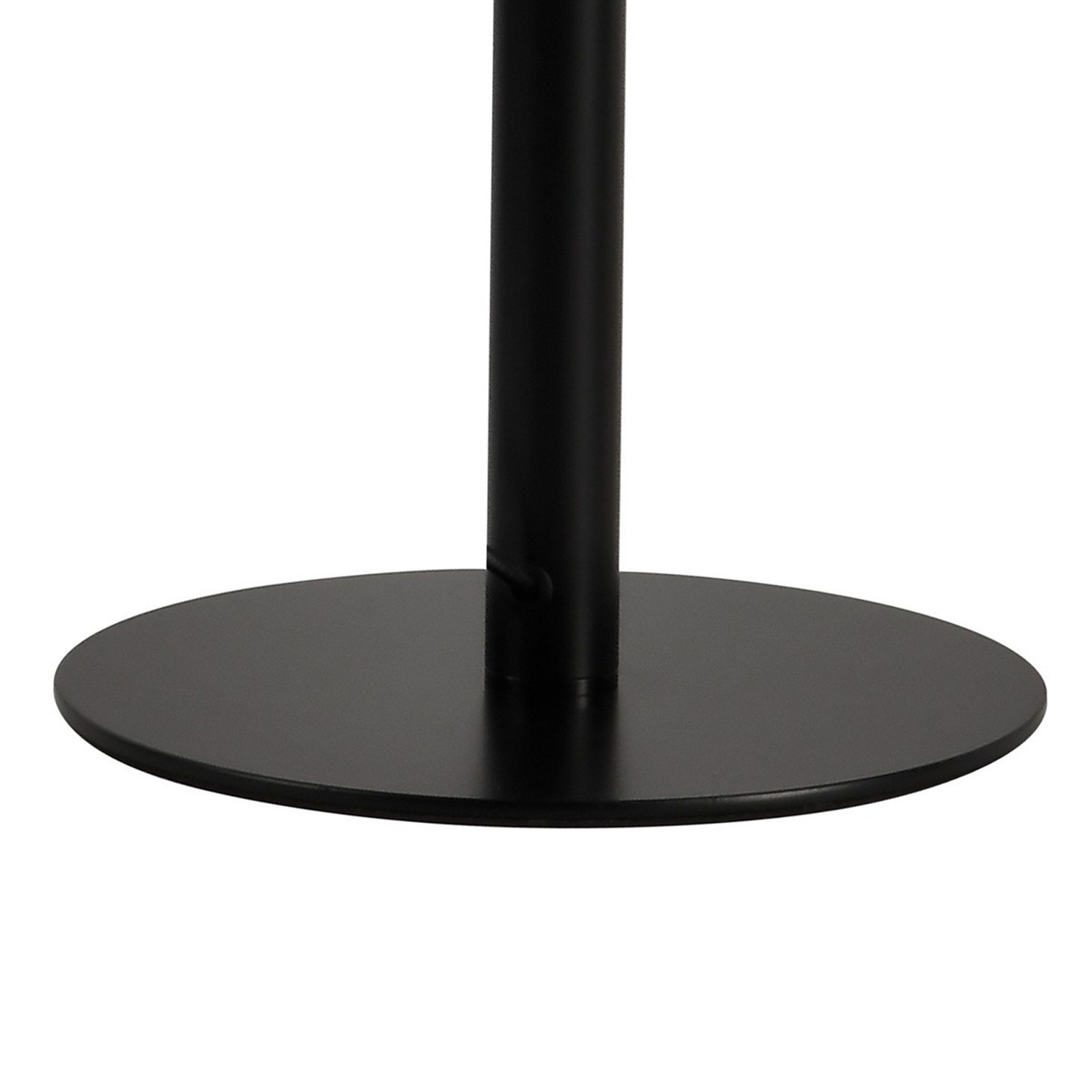 Lampada da terra TRIS metallo Nero opaco acrilico Bianco opaco 3 LED 30W 3000K H150 L33 P28