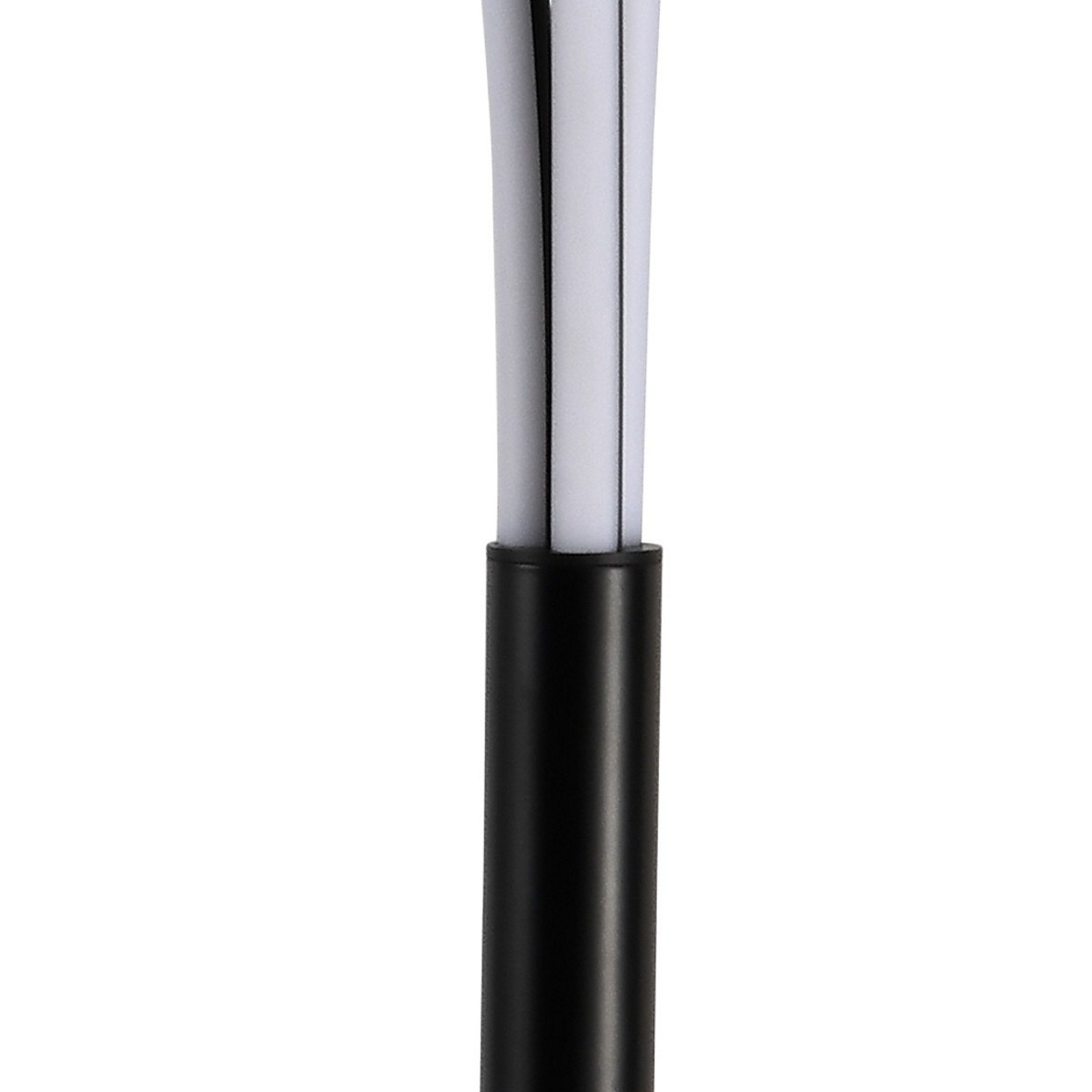 Lampada da terra TRIS metallo Nero opaco acrilico Bianco opaco 3 LED 30W 3000K H150 L33 P28