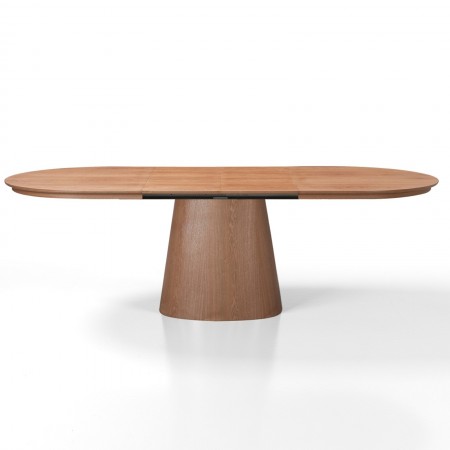 Tavolo allungabile LUKAS ROVERE MDF impiallacciato Rovere H75,5 P100 L160/200/240 cm