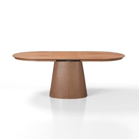 Tavolo allungabile LUKAS ROVERE MDF impiallacciato Rovere H75,5 P100 L160/200/240 cm