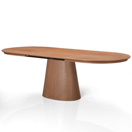 Tavolo allungabile LUKAS ROVERE MDF impiallacciato Rovere H75,5 P100 L160/200/240 cm