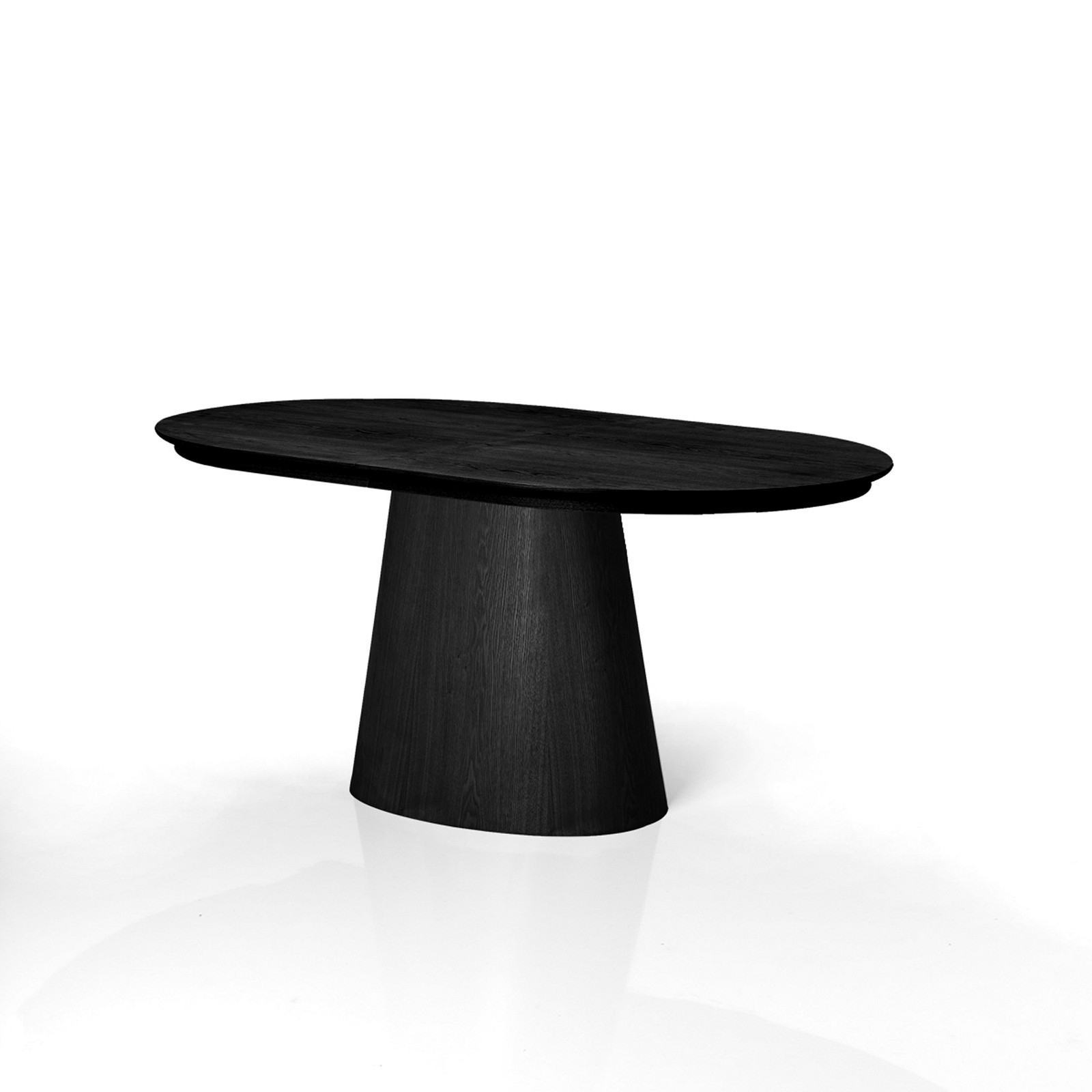 Tavolo allungabile LUKAS LEGNO NERO MDF impiallacciato Nero H75,5 P100 L160/200/240 cm