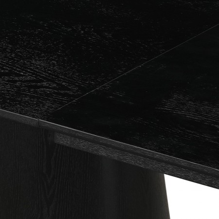 Tavolo allungabile LUKAS LEGNO NERO MDF impiallacciato Nero H75,5 P100 L160/200/240 cm
