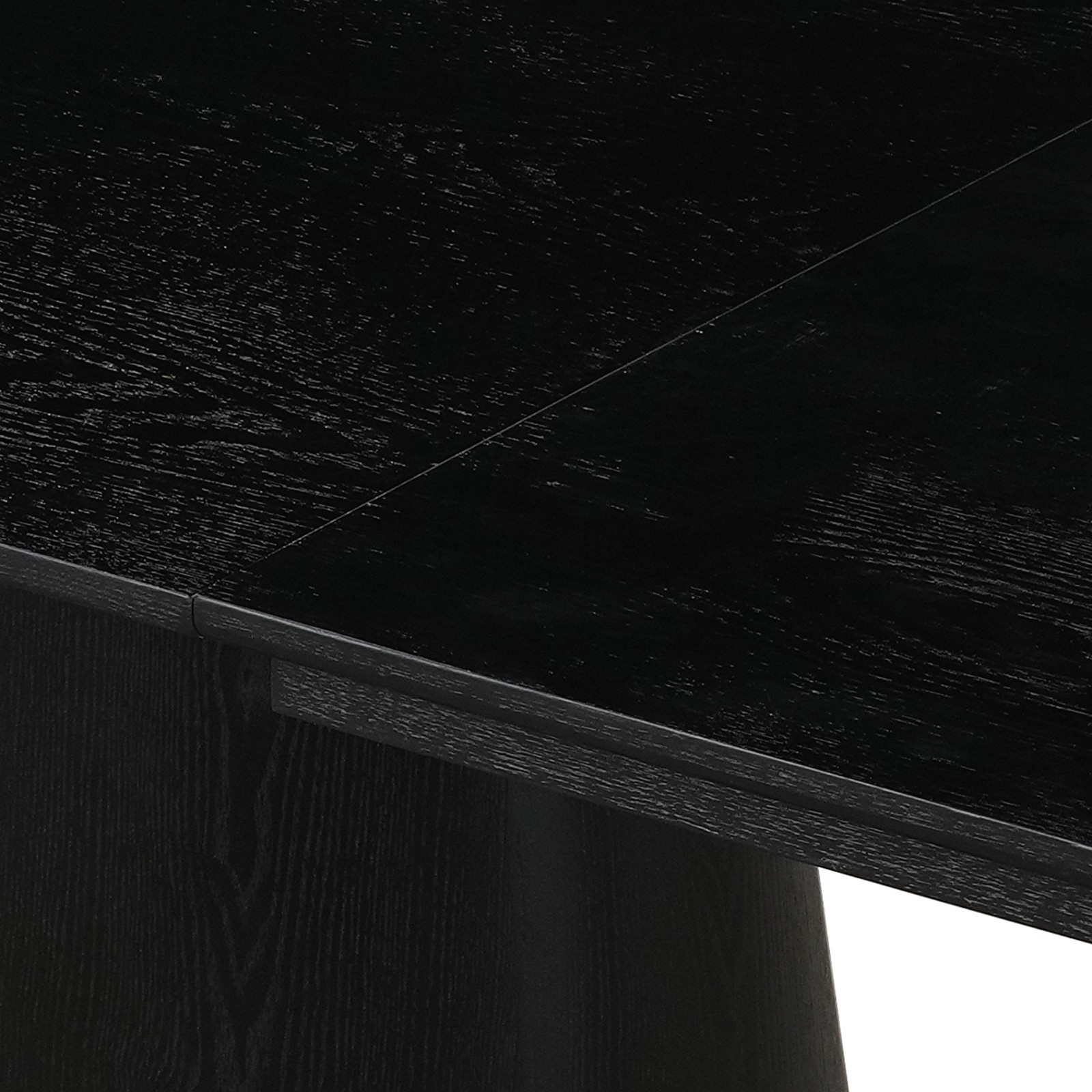 Tavolo allungabile LUKAS LEGNO NERO MDF impiallacciato Nero H75,5 P100 L160/200/240 cm