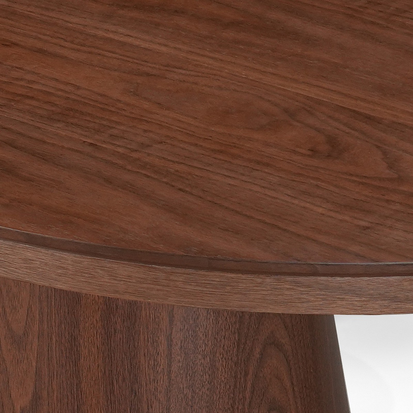 Tavolo allungabile GEORGE NOCE piano MDF impiallacciato Noce gamba centrale MDF Noce H76 P110 L150/200/250