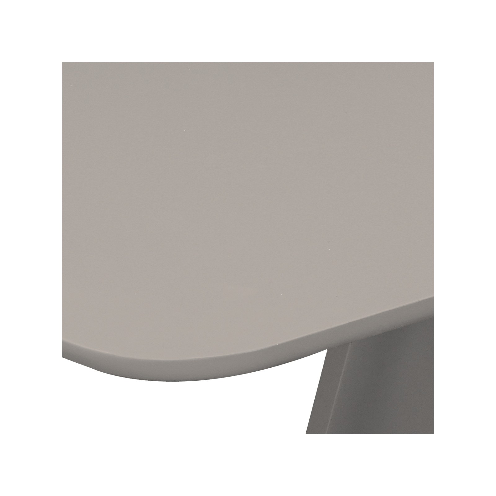 Tavolo allungabile PAUL TORTORA piano MDF laccato Tortora opaco gambe MDF Tortora opaco H76 P90 L160/200