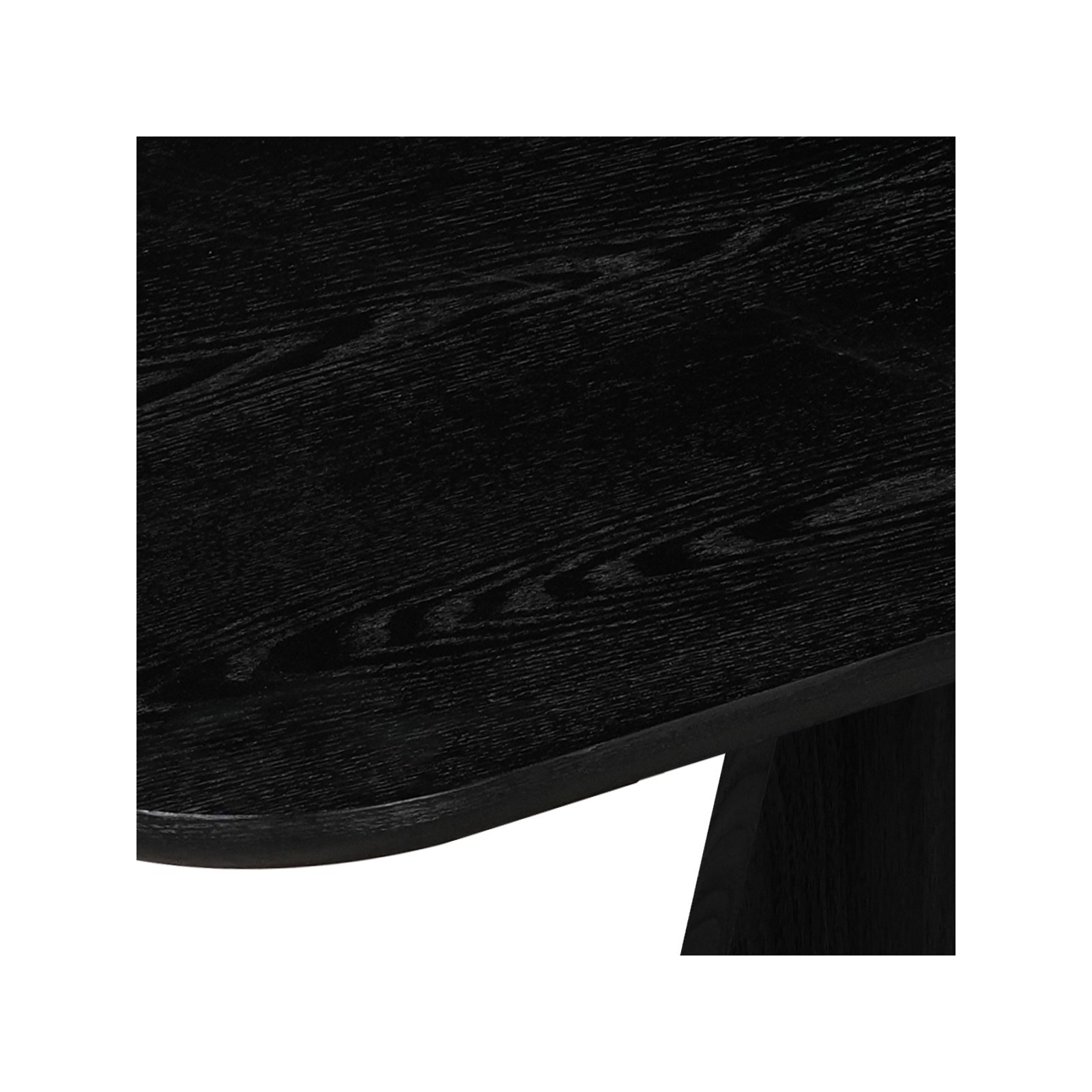 Tavolo allungabile PAUL LEGNO NERO piano MDF impiallacciato legno Nero gambe MDF legno Nero H76 P90 L160/200