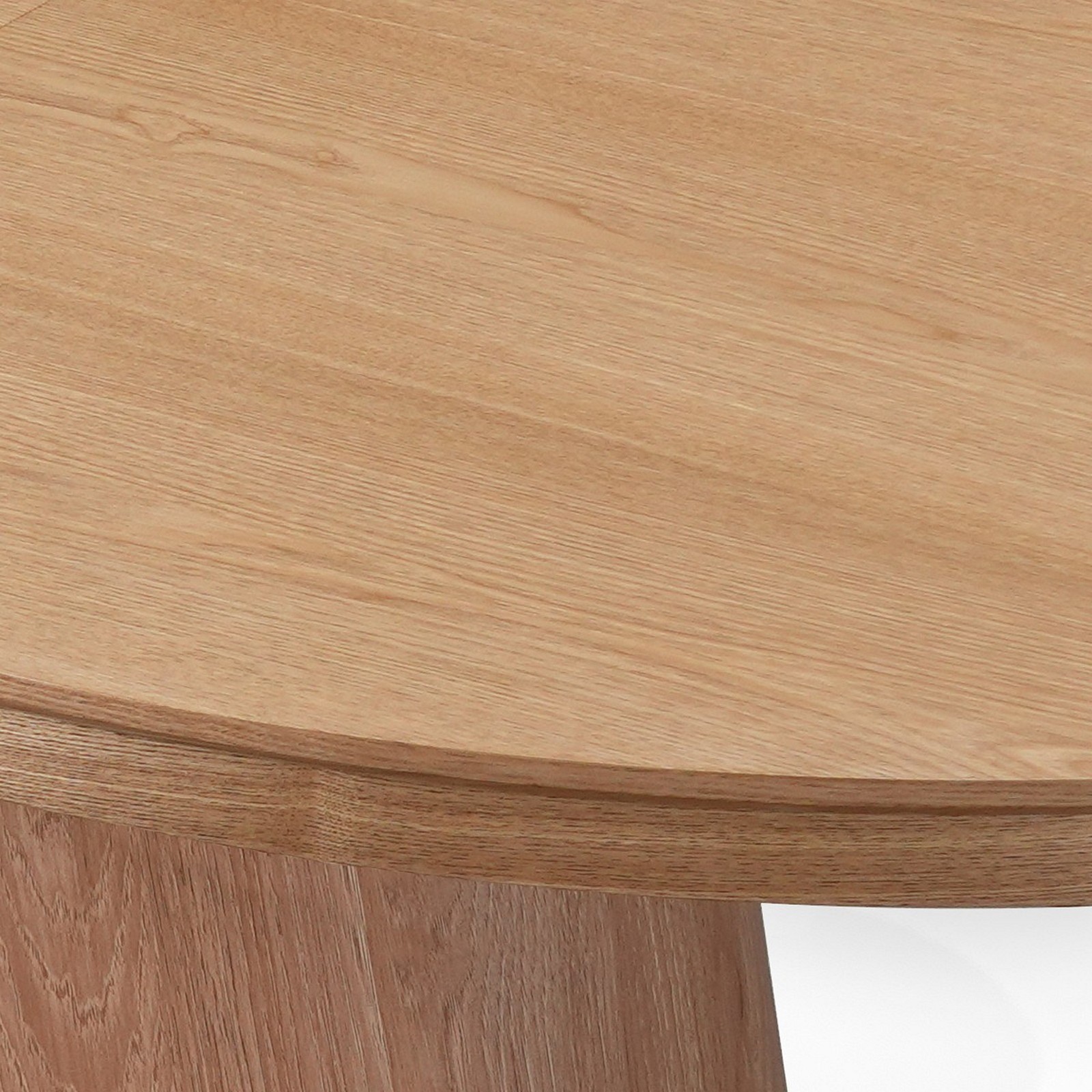 Tavolo allungabile GEORGE ROVERE piano MDF impiallacciato Rovere gamba centrale MDF Rovere H76 P110 L150/200/250