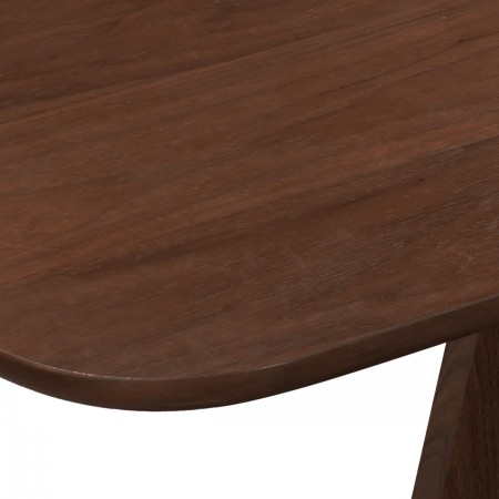 Tavolo allungabile PAUL NOCE piano MDF impiallacciato Noce gambe MDF Noce H76 P90 L160/200