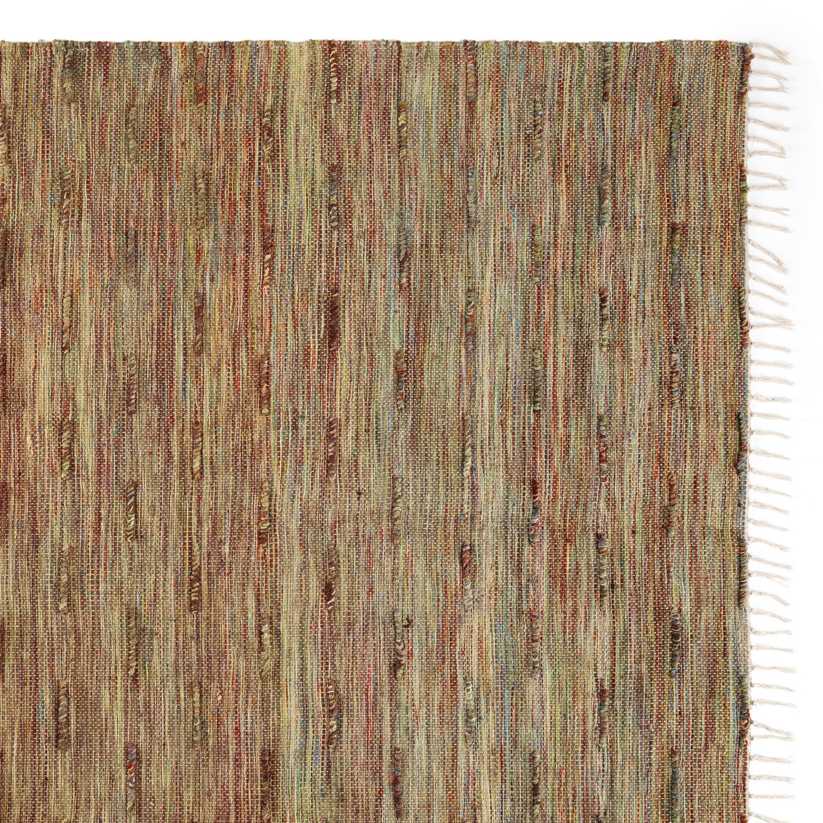 Tappeto rettangolare Ursula in Juta e Cotone Multicolore per interno/esterno, 230x160 cm